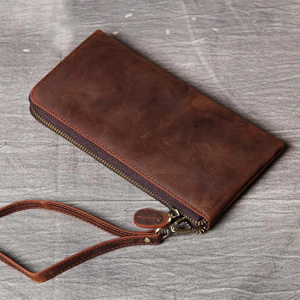 Leather Money Clip Wallet And Credit Card Holder