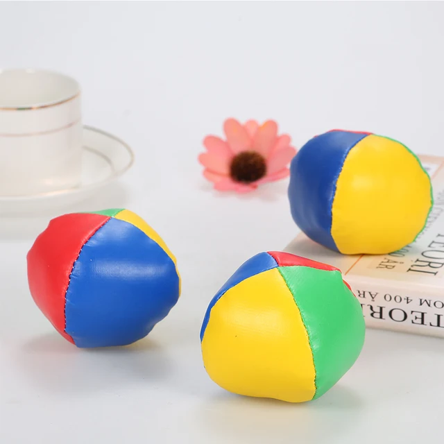 Children‘S Outdoor Sport Ball 3Pcs Juggling Balls Set Circus Balls With 4 Panel Design For Kids And Adults Outdoor Sport Toys 3