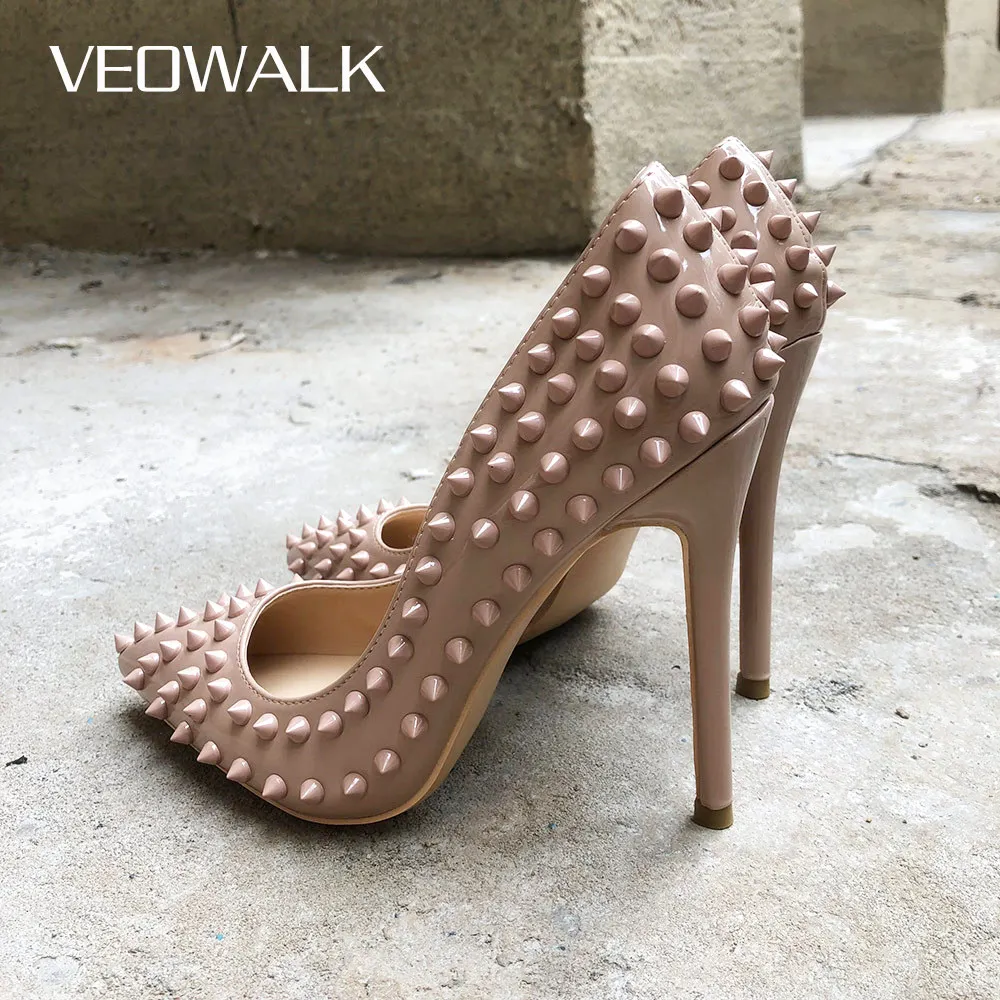 Women's nœud stiletto high heels Patent Leather Sweat Chaussures Bout Pointu Escarpins 