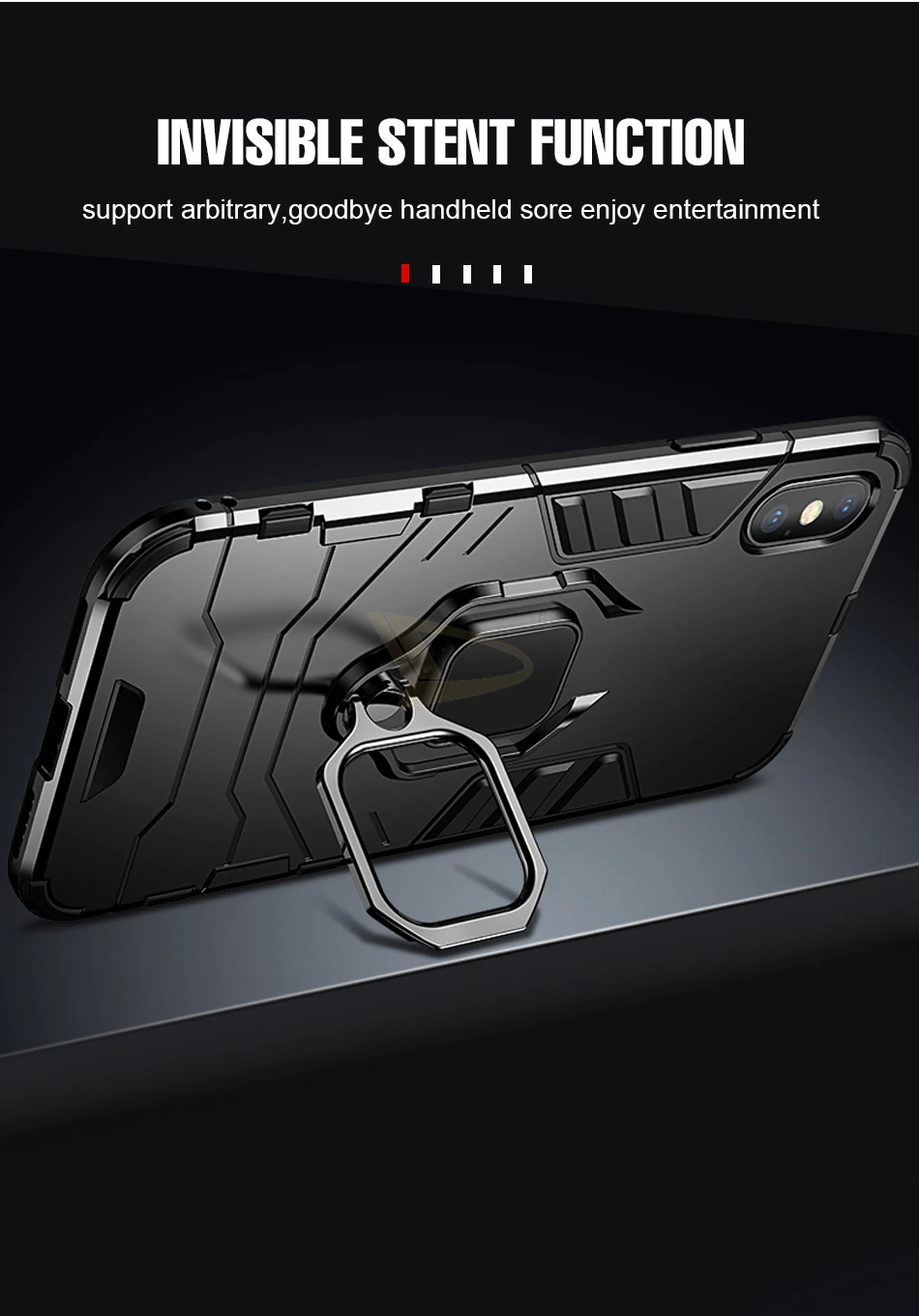 Auroras чехол для OPPO A9, полный Чехол, роскошная броня, противоударный чехол для OPPO A5, магнитный автомобильный держатель, защитный чехол
