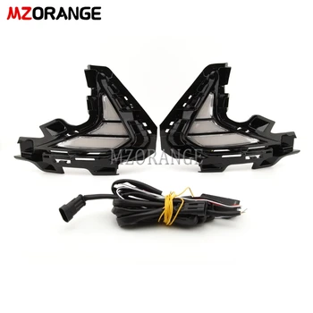 

LED DRL Headlight for Hyundai Sonata 2020 2PCS Daytime Running Light Fog Lights Fog Light Headlights White Amber Day Light