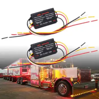 

2x 10-30V Universal Car Flash Strobe Controller Flasher Module Adapter for LED Side Marker Brake Light Tail Stop Turn Signal