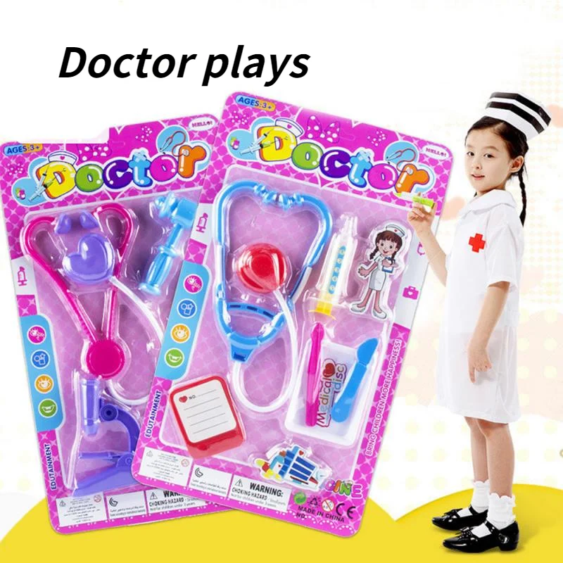 Pretend Play Nurse Doctor For Kid Children Adult Role Play Real Stethoscope Pink 