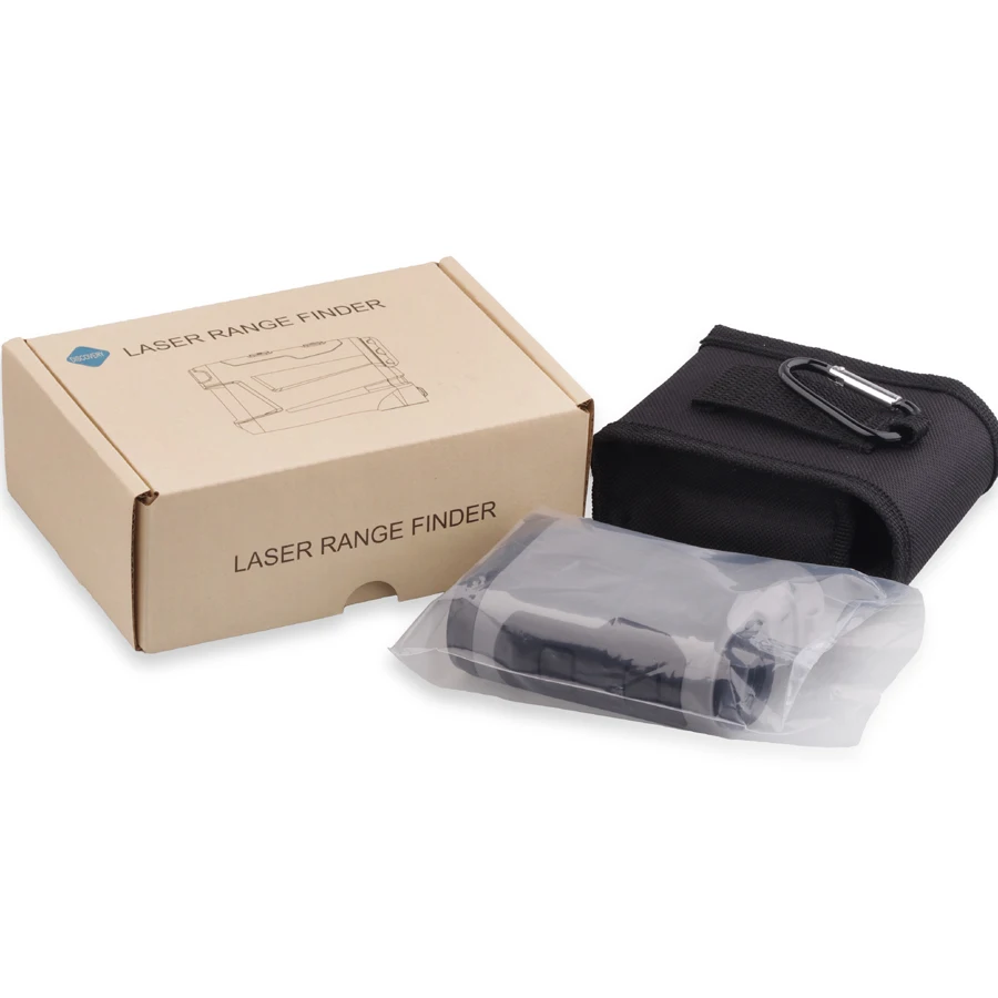 Telêmetro Laser Discovery 600 800 Metros Atualizado em Cinza Branco com Ângulo de Medição Portátil Tamanho Pequeno Alta Definição 9 em cinza, branco com ângulo de medição,