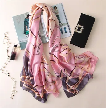 

New Fashion Chain Print Scarf Women Long Shawl Elegant Scarf scraf