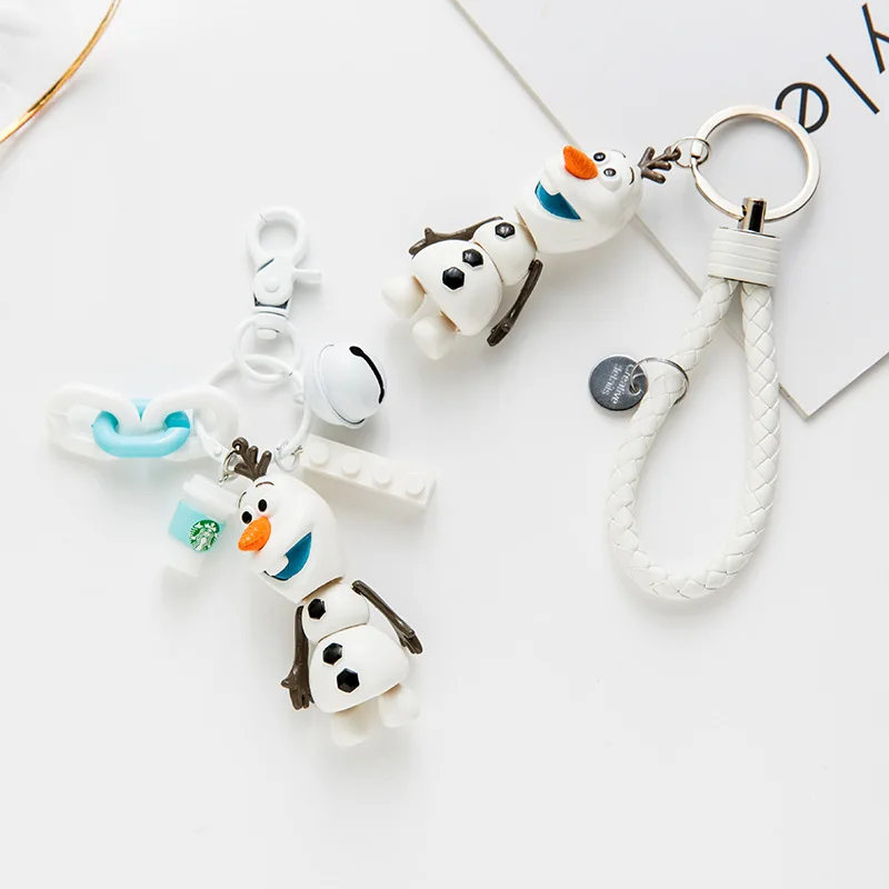 Disney Frozen Olaf милый брелок для ключей посылка подвеска снеговик снежное сокровище
