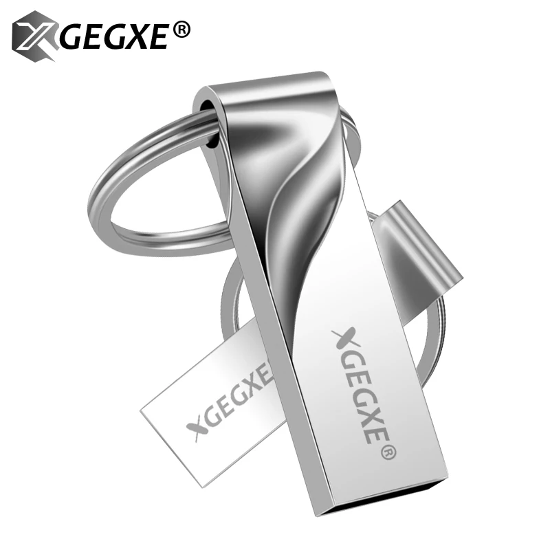 XGEGXE usb флешка 64 ГБ 32 16 8 4 Водонепроницаемая Серебристая u-диск memoria cel st | Компьютеры