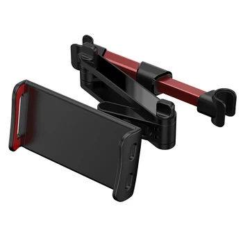 

Rear Headrest Seat Back Tablet Bracket Non Slip Aluminum Alloy 360 Degree Rotating Easy Install Car Phone Holder Driving