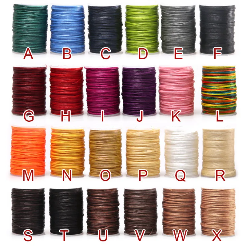 210D Leather Sewing Waxed Thread Cord Leather Craft,1.2mm Diameter String Cotton Line Thread Stitching Tool DIY Material