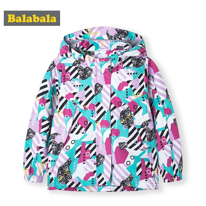 Balabala/куртка для девочек; модные пальто; детская одежда; коллекция года; осенняя одежда для маленьких девочек; Верхняя одежда; куртки с героями мультфильмов; пальто