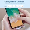 Cable iphone USB de données en silicone liquide résistant pour iPhone