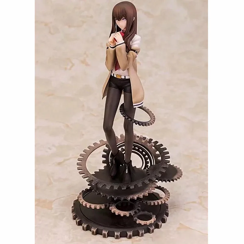 Аниме Makise Kurisu Steins Gate Shining Hearts ПВХ фигурка игрушка кукла Коллекция Модель Brinquedos Фигурки подарок A234