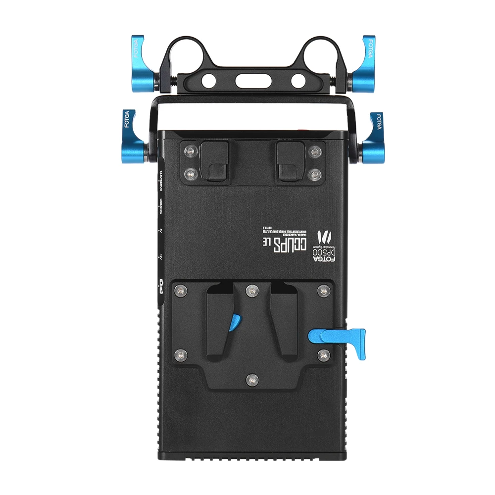 DP500III 2 в 1 V-mount батарея пластина адаптер зарядное устройство ж/15 мм стержень зажим для Canon Nikon sony камеры системы питания