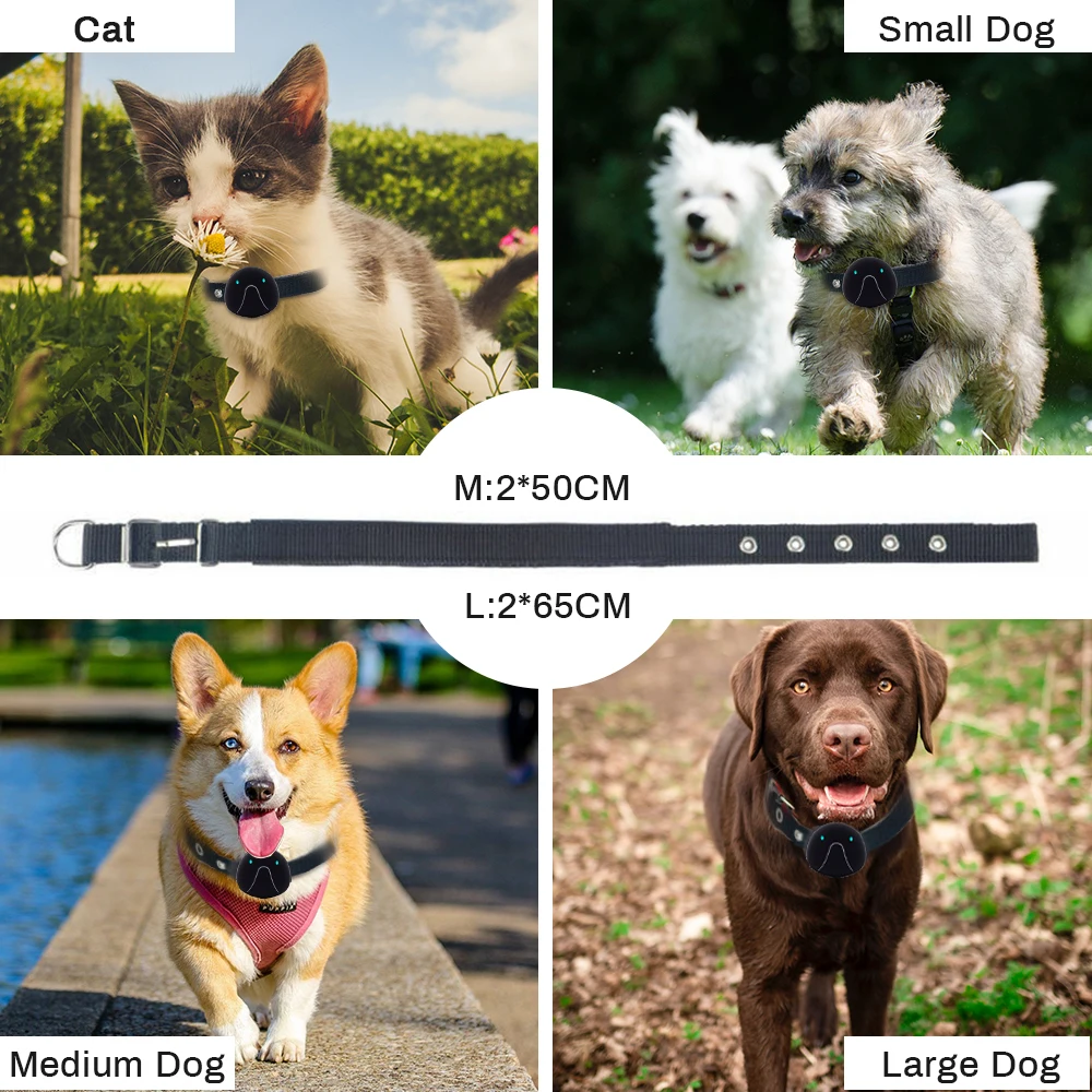 Pet gps трекер ошейник в режиме реального времени Водонепроницаемый Мини LBS Wi-Fi расположение кошка собака с воротником умный электронный прочный отслеживание