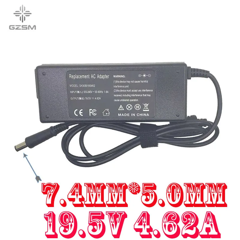 HSW 19 5 V 4.62A 90W адаптер переменного тока для DELL Latitude D505 D510 D800 D810 D820 E5530 E5400 E6500 M70