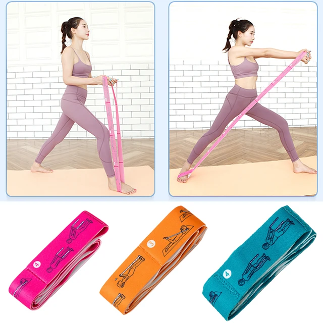 Yoga Tirer Sangle Ceinture élastique Danse étirement Bande Yoga Pilates  Gymnastique à Domicile Fitness Exercice Bandes De Résistance 