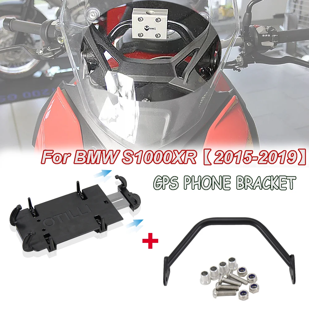 

NEW For BMW S1000XR S 1000 XR 2015-2019 Stand Holder Mobile Phone GPS Navigaton Bracket USB Motorcycle