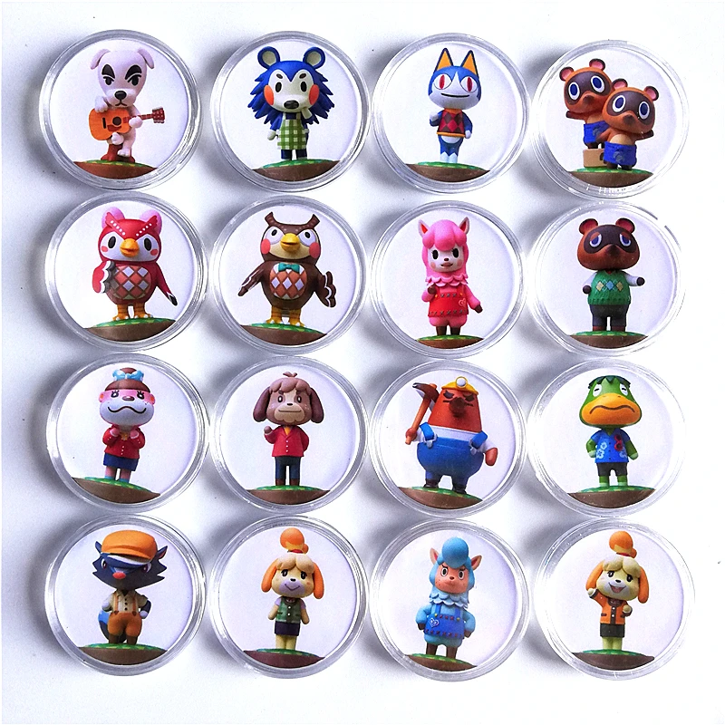 

Animal Crossing Festival Of amiibo Collection Coin NFC Card Game Tag 16Pcs/set New Data