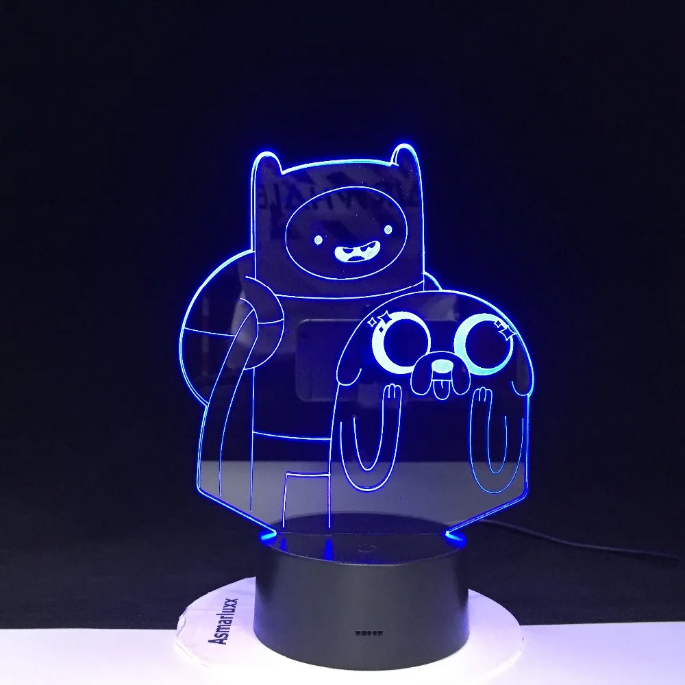 3D светодиодный Ночной светильник мультфильм настольные лампы детский ночной Lampara изменения Спальня Рождественский подарок украшение дома дети дропшиппинг