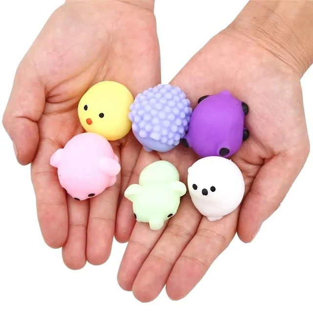 36pcs Squishy Toy Cute Animal Antistress Ball Squeeze Mochi Toys Decompression Soft Sticky Mini Squishi Stress Relief Toys Gift 2