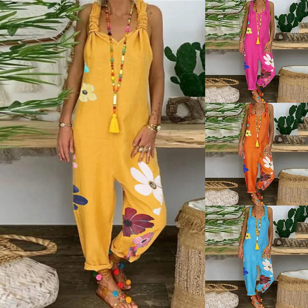 30h para impresión de mono de algodón marihuana Lino pantalones largos pantalones de bolsillo de Casual chaquetas de talla grande mameluco клуб романтики