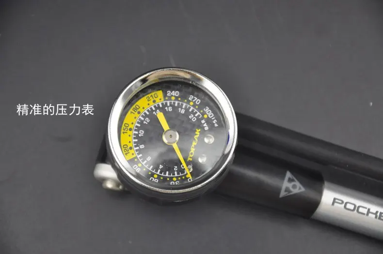 Topeak горный велосипед MasterBlaster 300psi /Bleeder карманный точный ударный насос с насосом