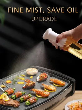 

AMINNO Oil Bottles Spray Dispenser Cruet Sauce Olives Oil Spray Bottle Kitchen And Vinegar Sprayer Cooking Barbecue Oil Bottle