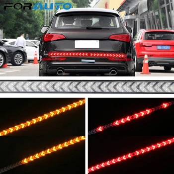 

Truck Tailgate LED Strip 1/1.5 Meter Car LED Pickup Arrow 12V DRL Running Light Car-Styling Brake Turn Signal