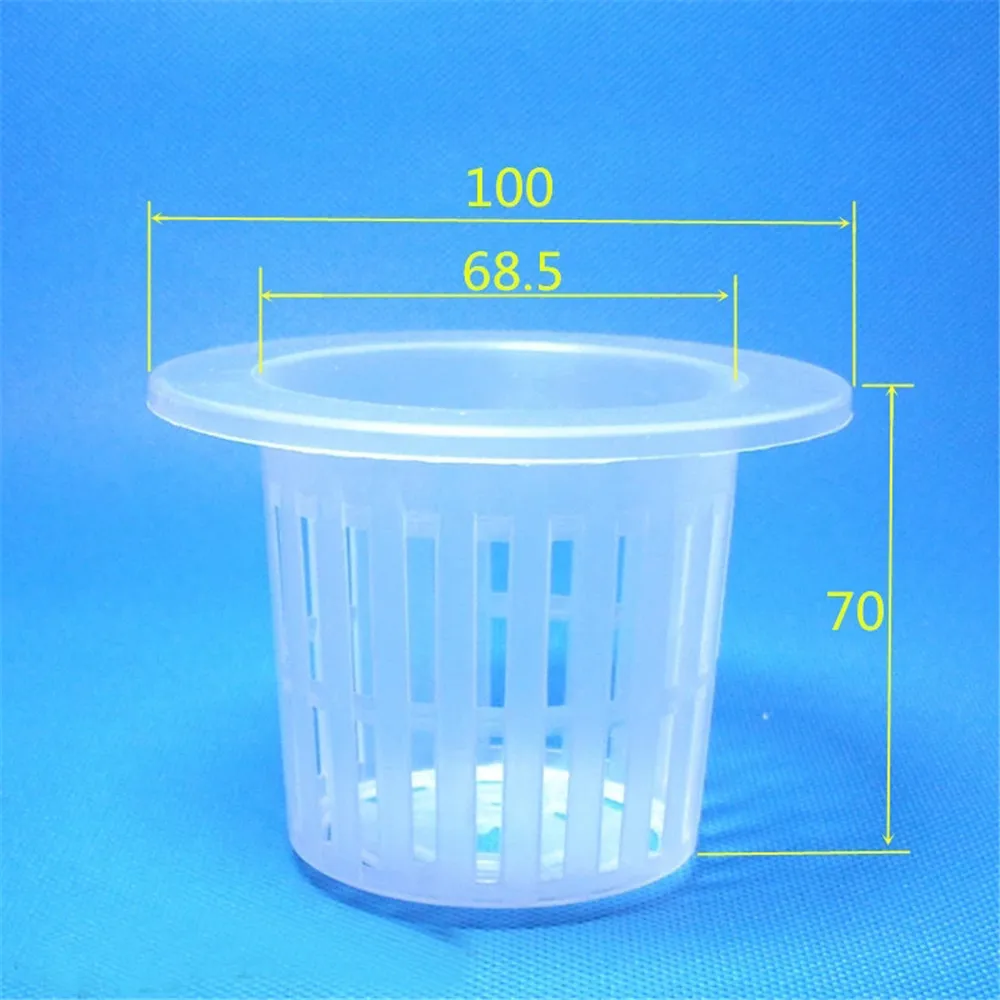 

1Pcs Hydroponic colonization Mesh Pot Net Cup Basket Hydroponic Aeroponic Planting Grow Clone Nursery Plant Soilless Free Ship