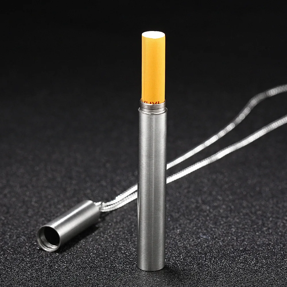 

New Style Popular Brand Smoke Tube Chimney Necklace Titanium Steel Pendant Street Hip Hop Cool Earth Disco Dancing Men And Women