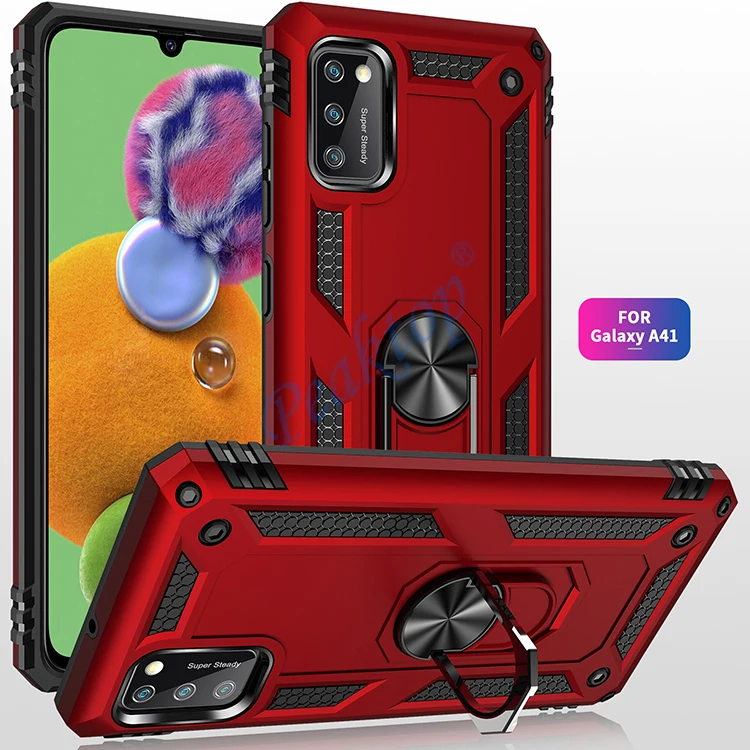 Per Samsung Galaxy A41 Custodia Antiurto Per Armatura Per Samsung Galaxy A41 A 41 Custodia Protettiva Per Anello Protettivo Per Auto