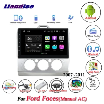 

Liandlee Car Android System For Ford Foces Manual AC Radio Viedo BT GPS Navi MAP Navigation Screen Multimedia NO DVD Player