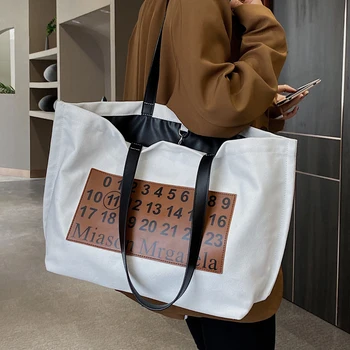 

Tote Bags Women's 2020 Autumn Winter New Fashion Red Ocean Large Size Casual Tote Women Shoulder Bag Letter Women Handbag