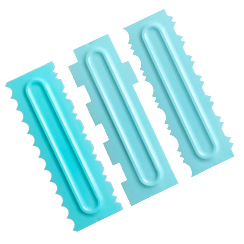 Cake Scraper Creative Double Edges Practical Cream Mousse Comb for Bakery