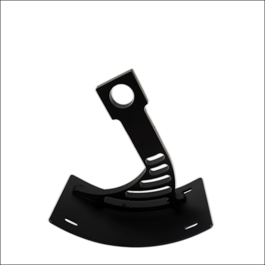 Universal Motorcycle Black License Plate Holder Tail Light Bracket Kit