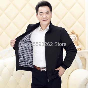 

2020 autumn middle-aged men's jacket men's jacket middle-aged men's dad coat thin casual jacket