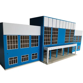

1:87 HO Scale Sand Table Decoration DIY Assembly Railway Station Building for Railway Landscape Sand Table Layout