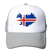 Нейлоновая бейсболка для взрослых с изображением флага Исландии