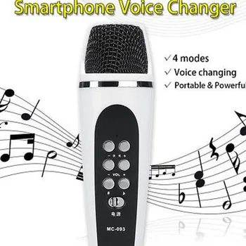 

4 Mode Voice Changer Microphone For Iphone Apple Smartphone Cellphone PC Android Dropshipping