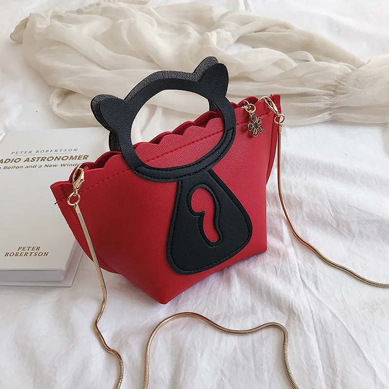 

Individual cat chain mini-casual bag Korean style new style single-shoulder single-shoulder bag
