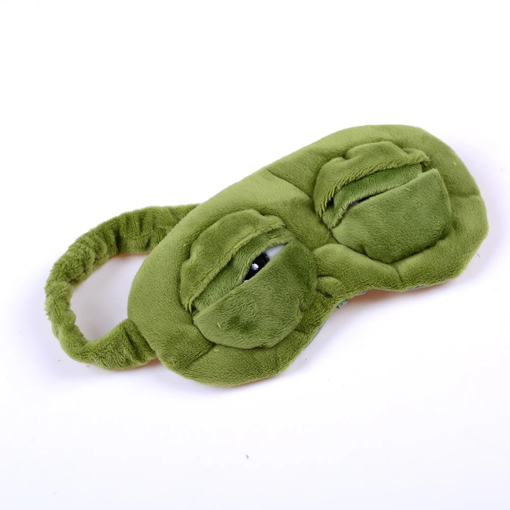 3D маска для сна Sad Frog, натуральная маска для сна, повязка на глаза, мягкая переносная повязка на глаза для мужчин и женщин, повязка на глаза, дорожный повязка на глаза