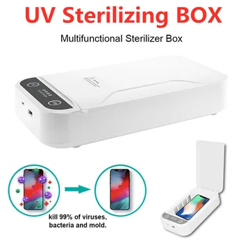 

Mini Multifunctional Sterilization Box Cell Phones Toothbrush Mask Comestic Tool Toy UV Light Sterilizer Disinfection Machine