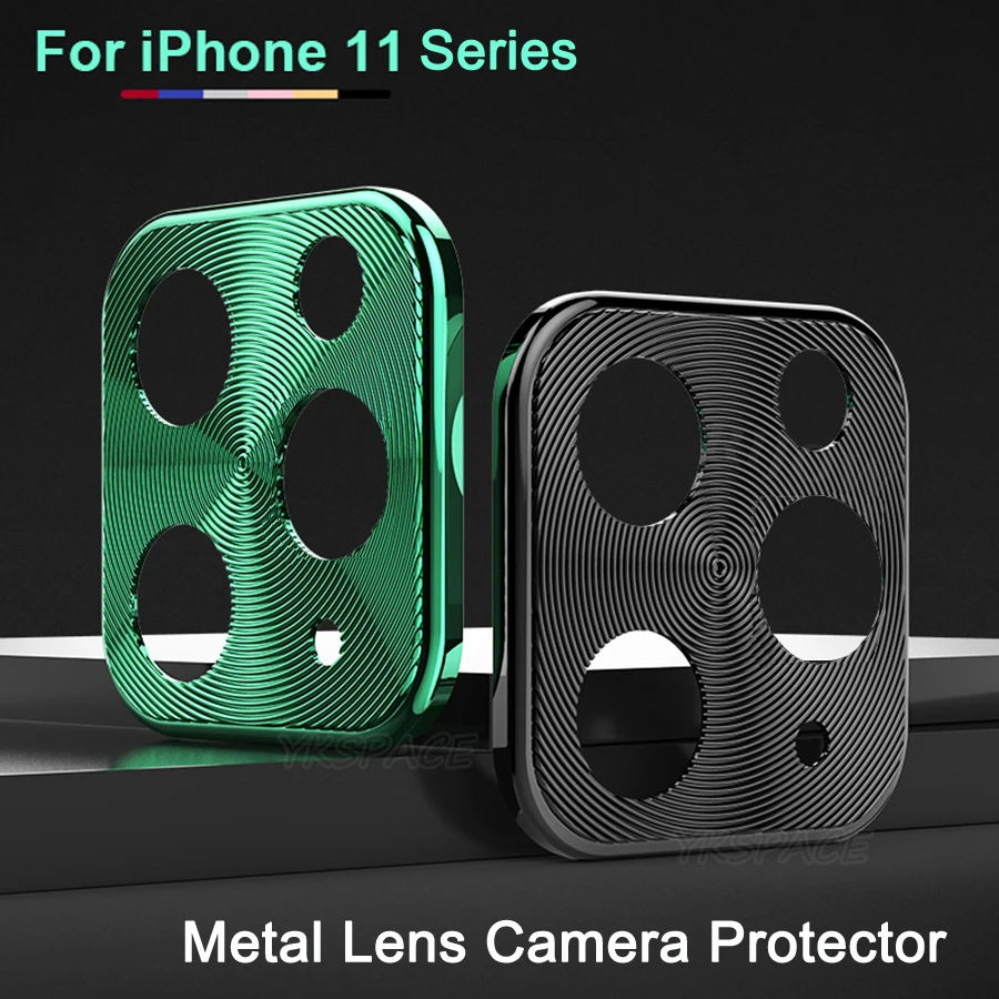 

7 Colors Titanium Alloy 3D Camera Len Protective Ring For iPhone 11 Pro Max 11pro Rear Back lens Glass Film Hard Metal Protector