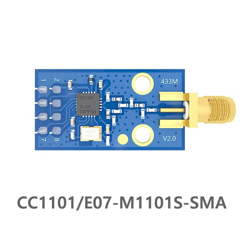 E07 M1101D SMA CC1101 433 МГц 100 мВт антенна SPI uhf беспроводной трансивер Dip передатчик и