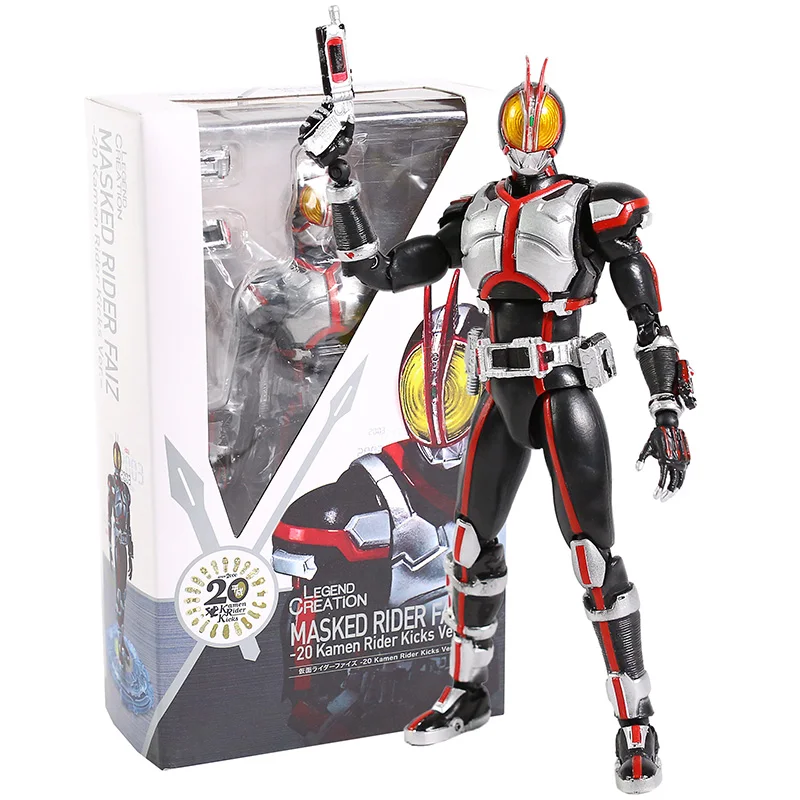 Шф в масках Райдер Faiz 20 Kamen Rider Kicks Ver. ПВХ фигурка Коллекционная модель игрушки
