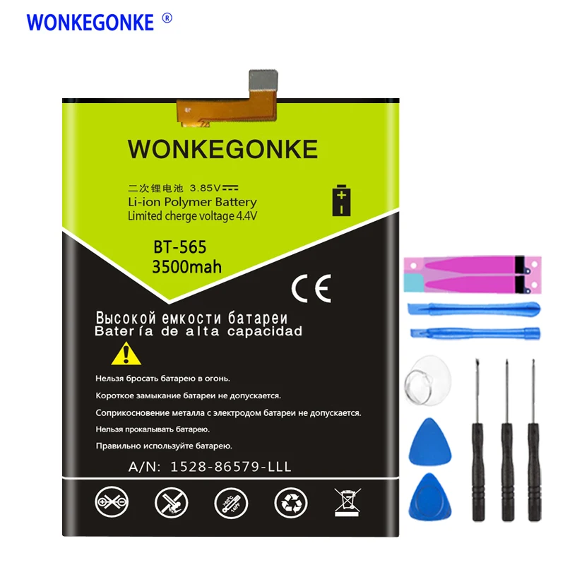 WONKEGONKE BT 565 Battery 5 inch T5 T5C для leagoo kiicaa mix мобильный телефон battery|Аккумуляторы