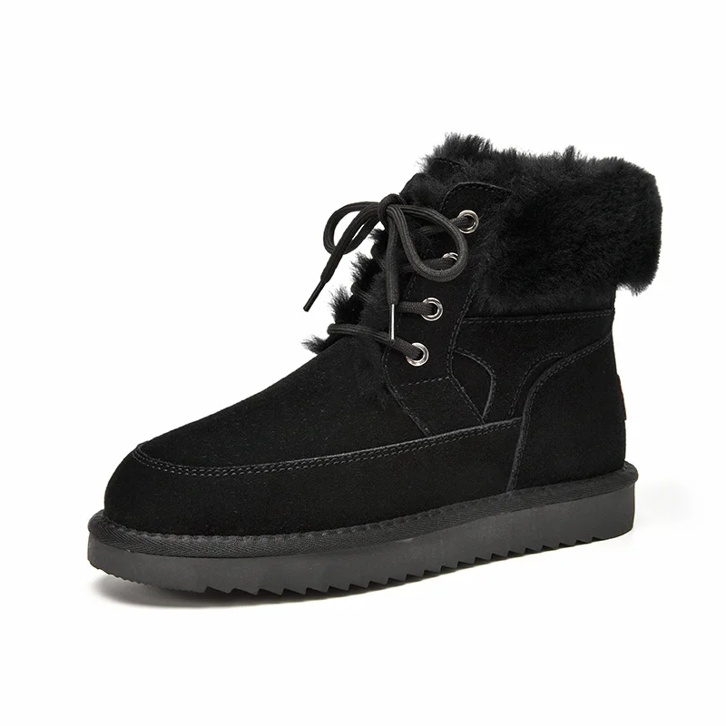 Panchic Bruine Suède Enkellaarzen Met Eco-Fur Voering Bruin Dames 84 1085852