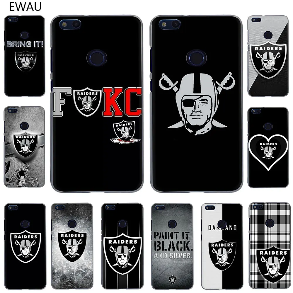 

EWAU Oakland Raiders Hard Phone Case for Huawei Honor view 20 Play 6A 6C 7A 7C 7X 8C 8X 9X 8 9 10 Lite pro