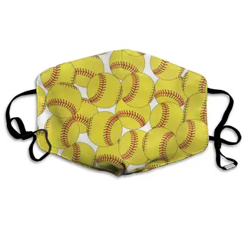 

NiYoung Unisex Fashion Anti Dust Pollution Outdoor Mouth Mask with Adjustable Ear Loops, Protection Warm Windproof Softball