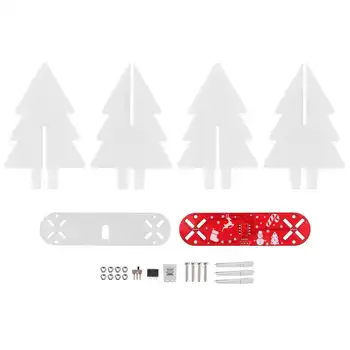 

led string Christmas DIY 3&#8209 Dimensional Christmas Tree Electronic LED Circuit Kit for Home Desktop Decoration christmas